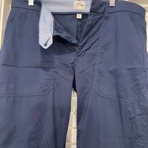 J. Crew cropped pants navy size 29T